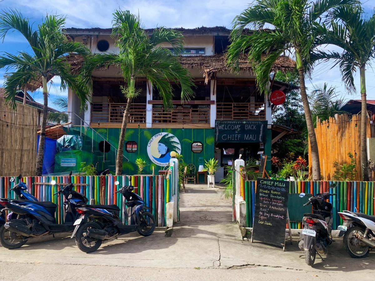Хостел Chief Mau Moalboal Cebu Экстерьер фото
